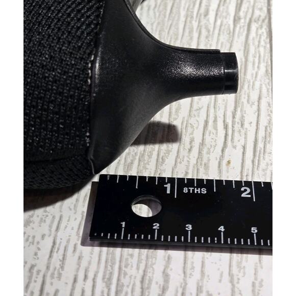 Adrienne Vittadini Skipper Flyknit Kitten Heel Pump Women Size 8.5 Black Classy - Picture 8 of 8